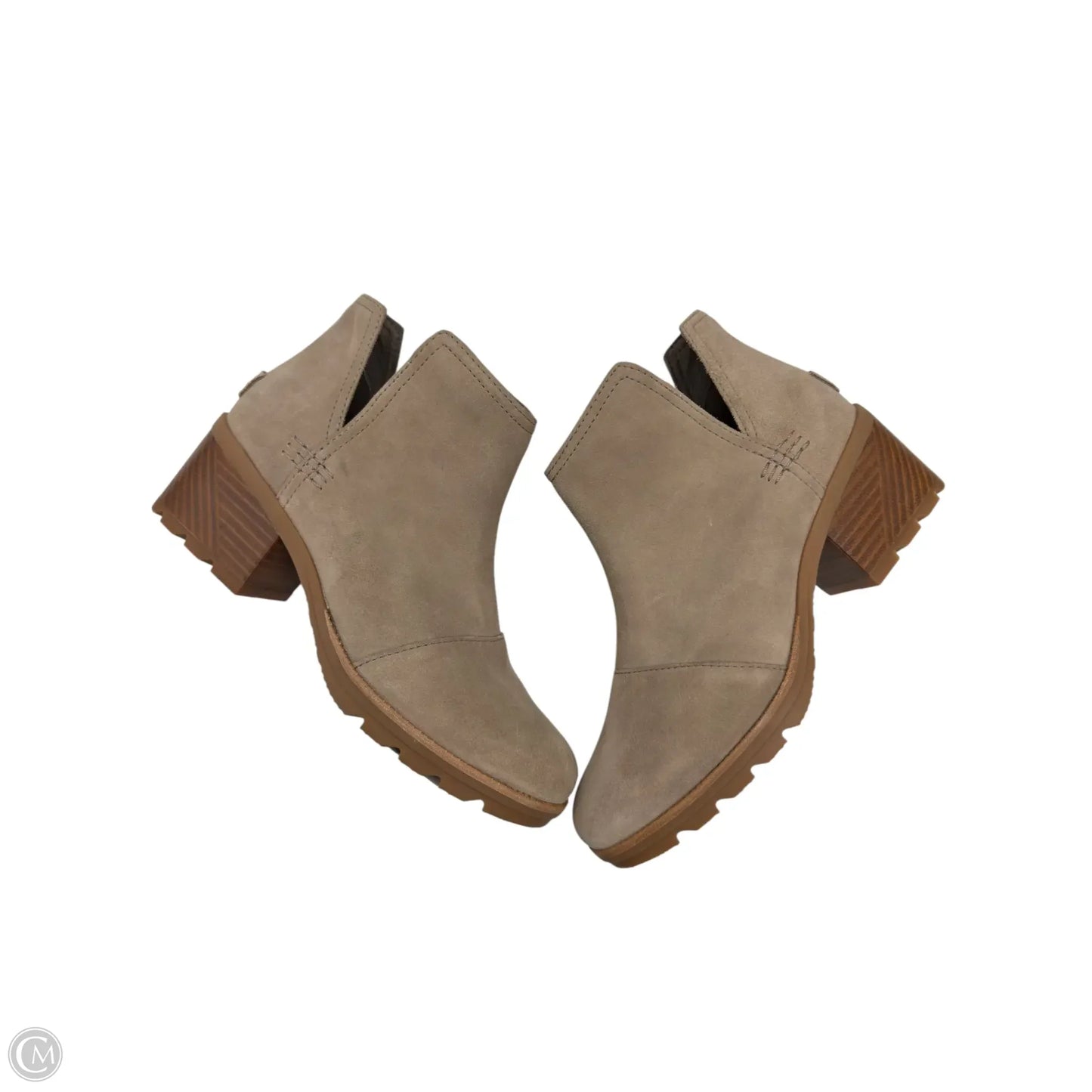 Shoes Heels Block By Sorel In Taupe, Size: 6