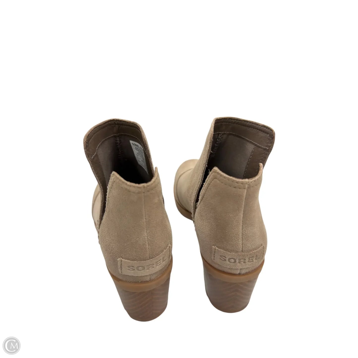 Shoes Heels Block By Sorel In Taupe, Size: 6