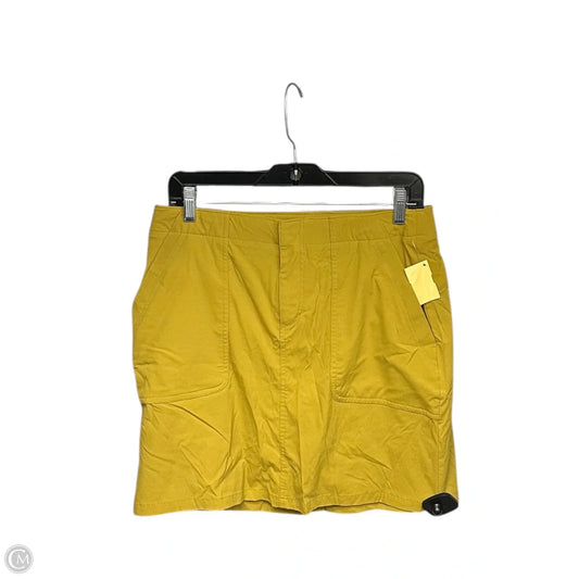 Athletic Skort By Eddie Bauer In Yellow, Size: 8