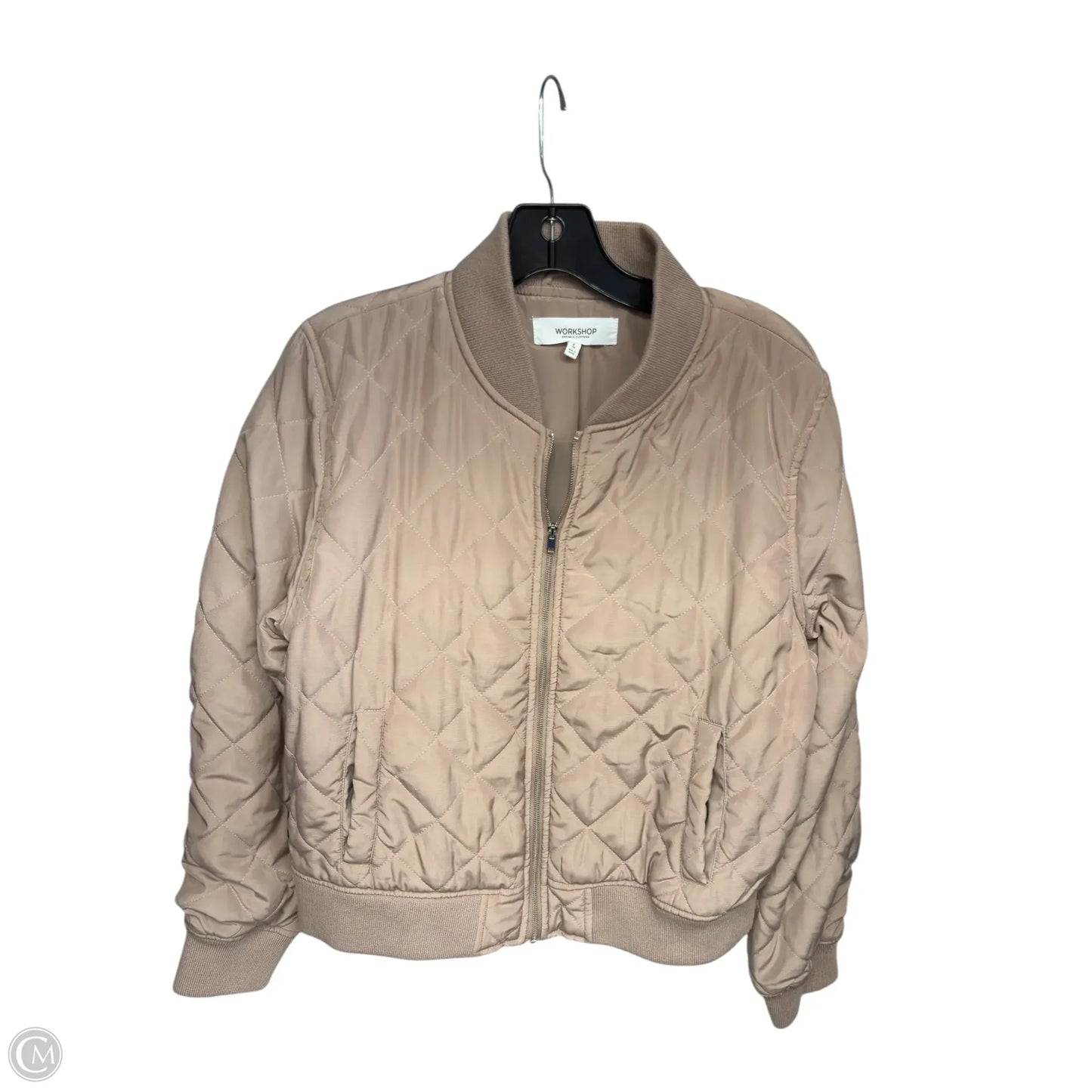 Jacket Other By Workshop In Tan, Size: L