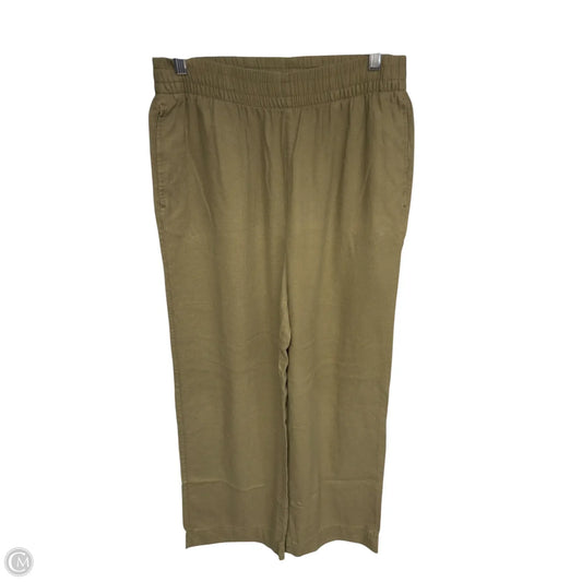 Pants Wide Leg By Old Navy In Green, Size: M