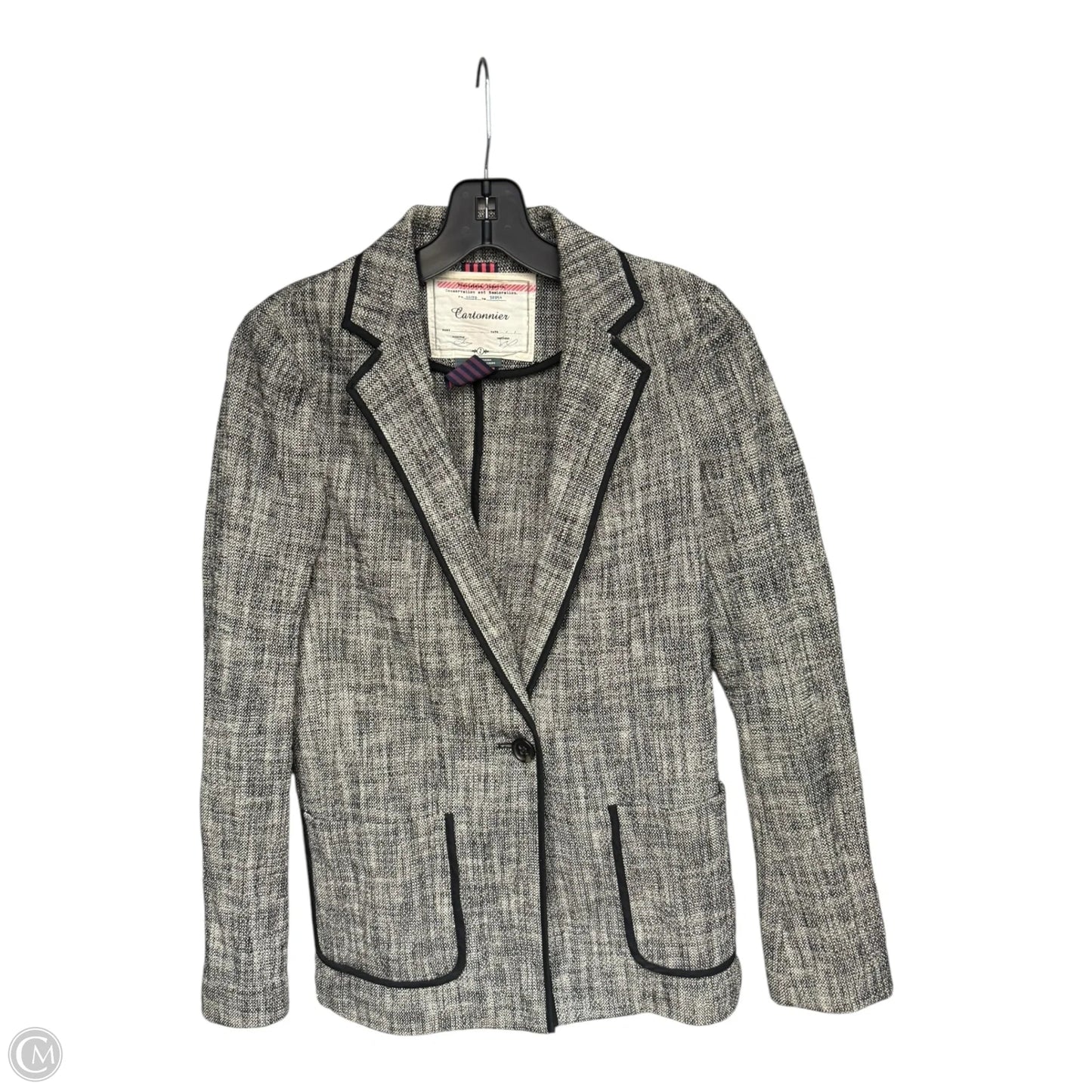 Blazer By Anthropologie In Black & Cream, Size: 2
