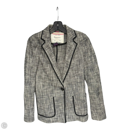 Blazer By Anthropologie In Black & Cream, Size: 2