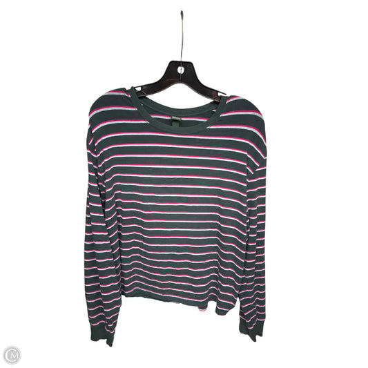 Top Sleeveless By Wild Fable In Green & Pink, Size: L