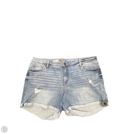 Shorts By Kut In Blue Denim, Size: 18
