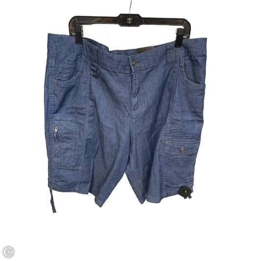 Shorts By Style And Company In Blue Denim, Size: 18
