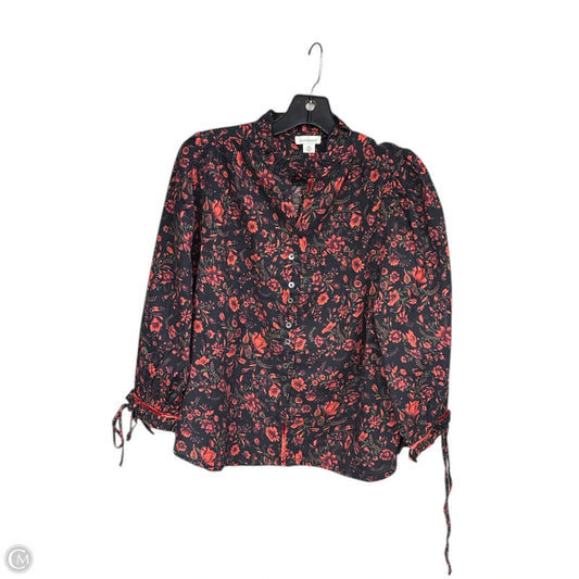 Top Long Sleeve By Sundance In Floral Print, Size: Xs