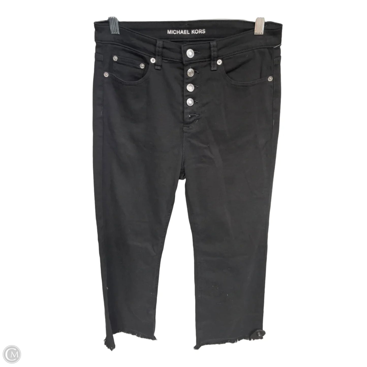 Jeans Cropped By Michael By Michael Kors In Black, Size: 6