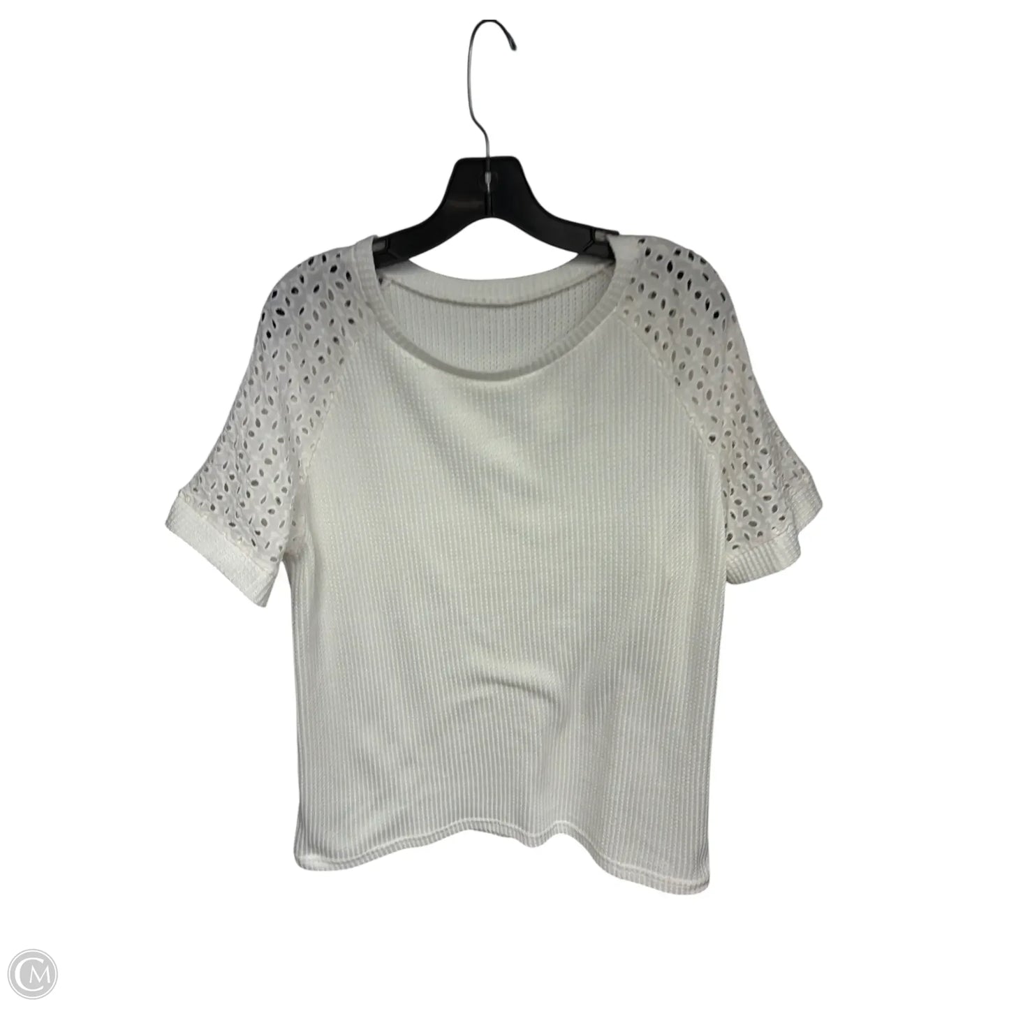 Top Short Sleeve By Clothes Mentor In White, Size: Xl