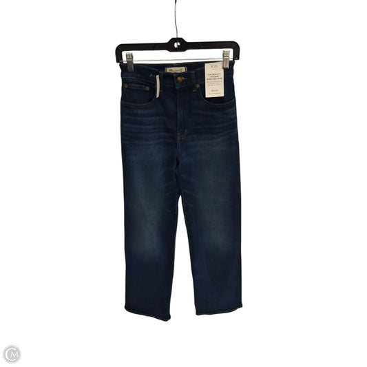 Jeans Wide Leg By Madewell In Blue Denim, Size: 4