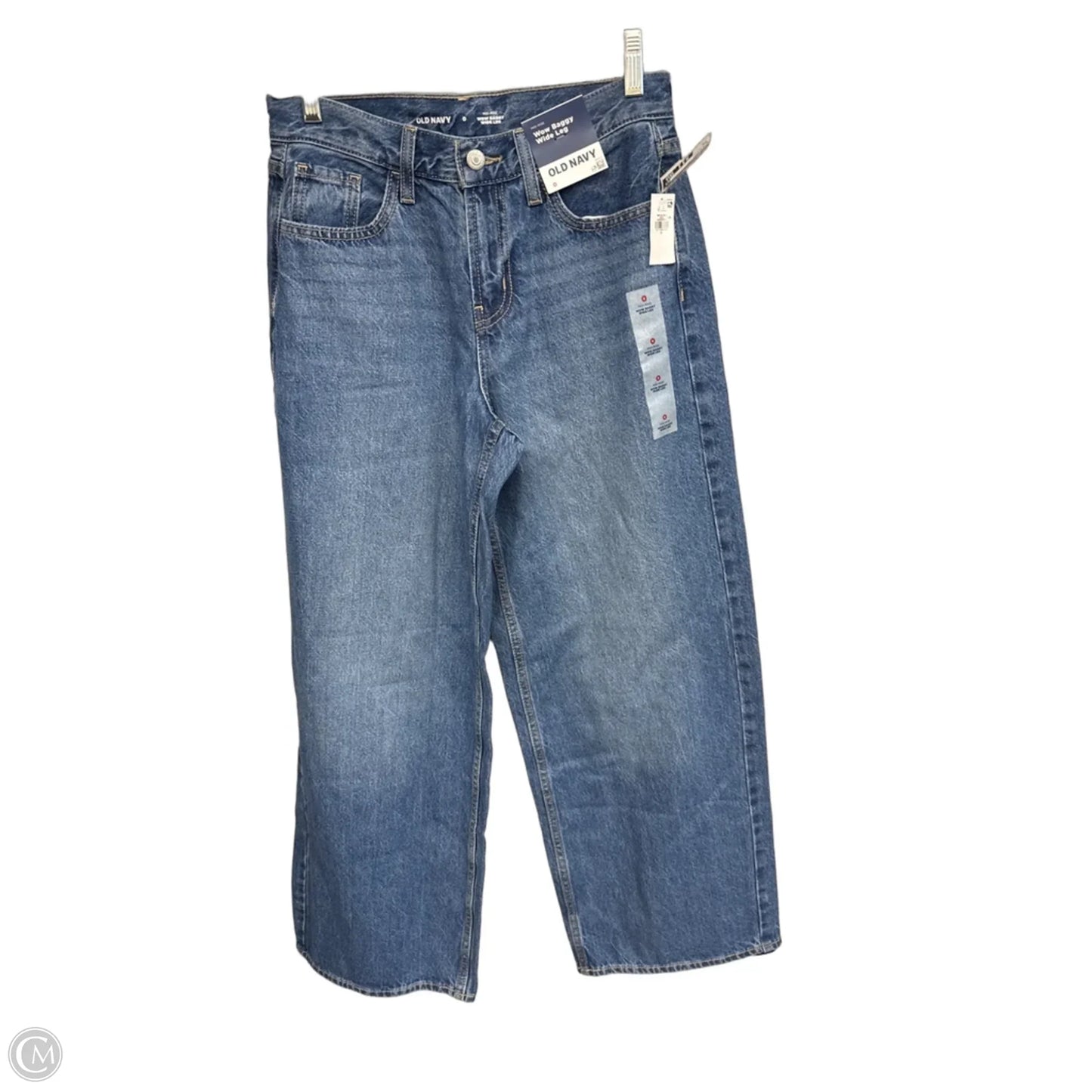Jeans Wide Leg By Old Navy In Blue Denim, Size: 0
