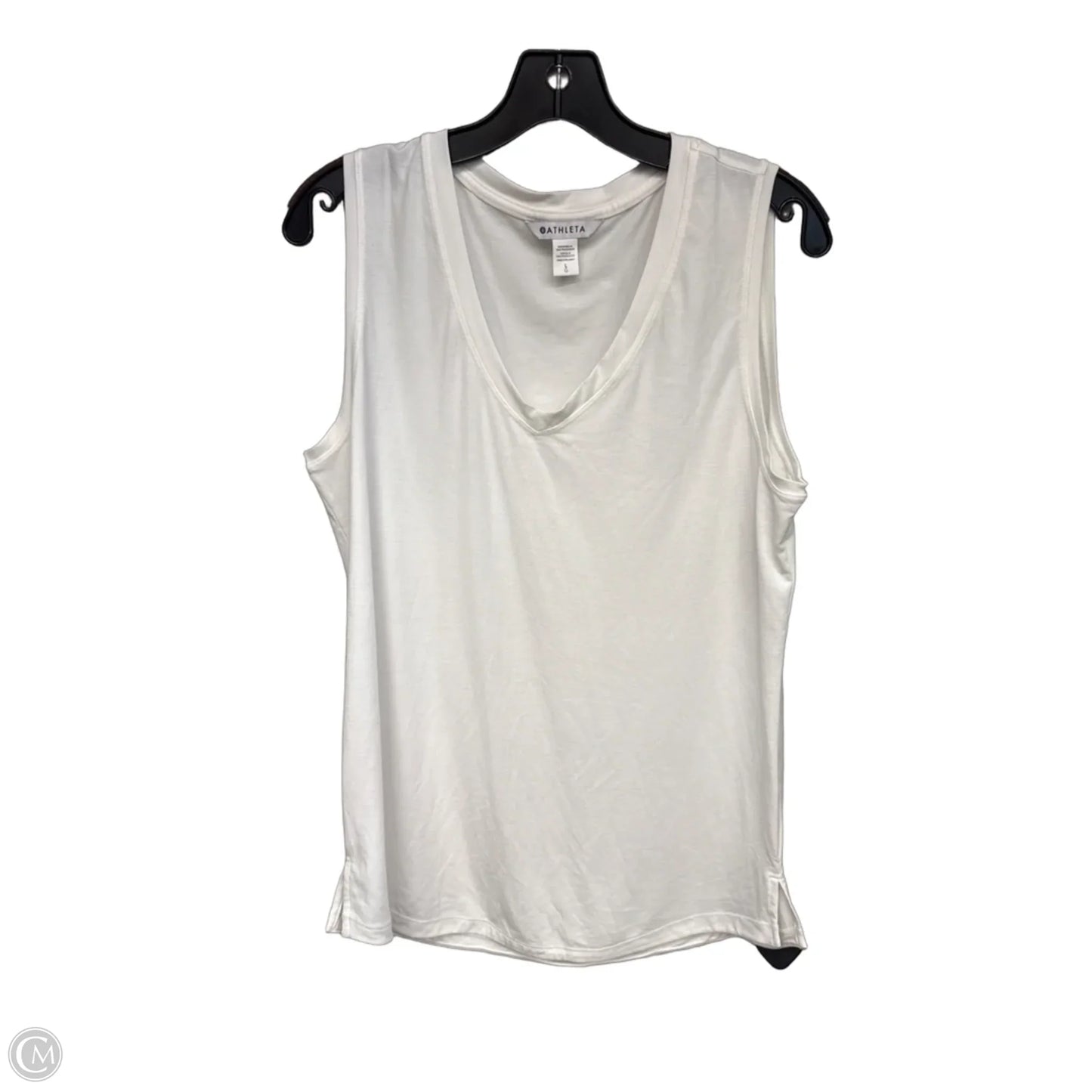 Athletic Tank Top By Athleta In White, Size: L