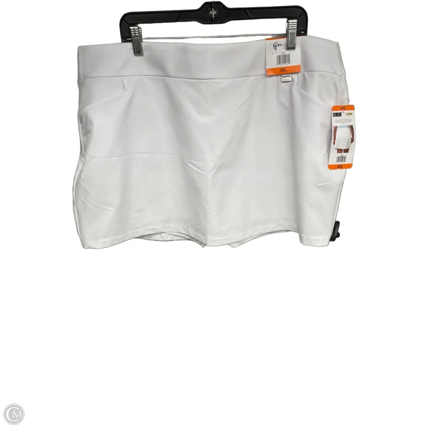 Athletic Skort By Clothes Mentor In White, Size: Xxl