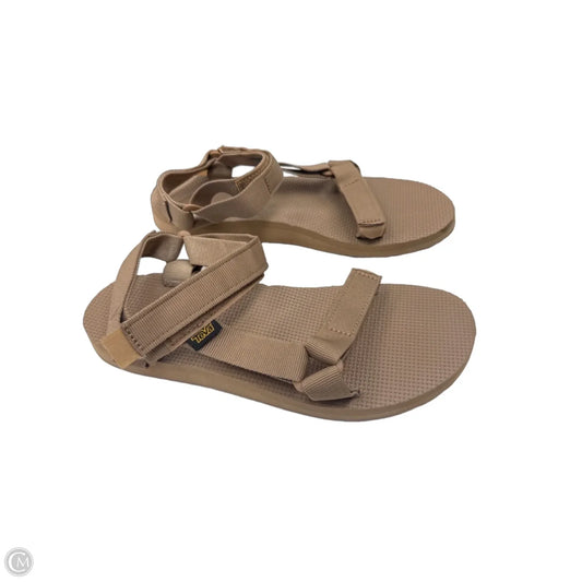 Sandals Flats By Teva In Brown, Size: 9