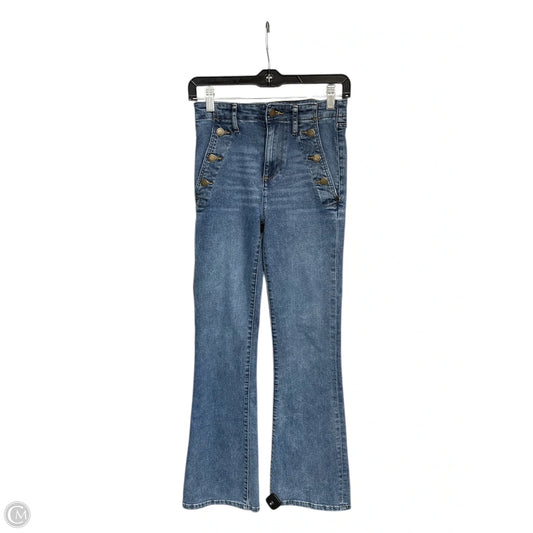 Jeans Designer By Karl Lagerfeld In Blue Denim, Size: 2