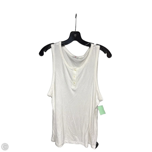 Tank Top By Vineyard Vines In White, Size: L