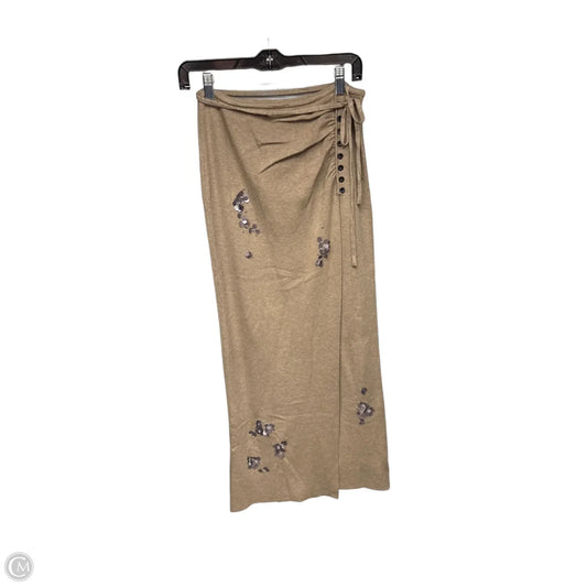 Skirt Maxi By Commense In Brown, Size: S