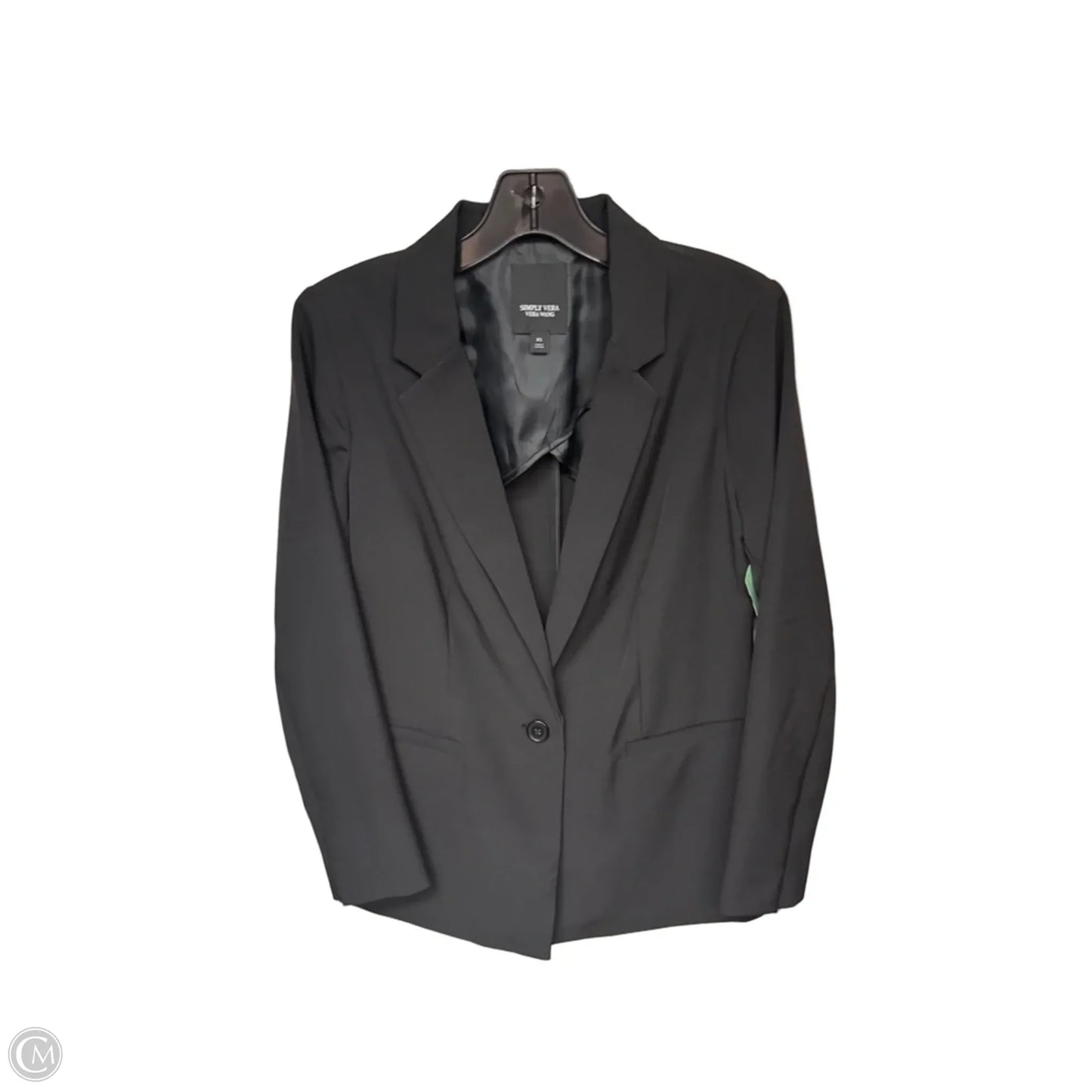 Blazer By Simply Vera In Black, Size: Xs