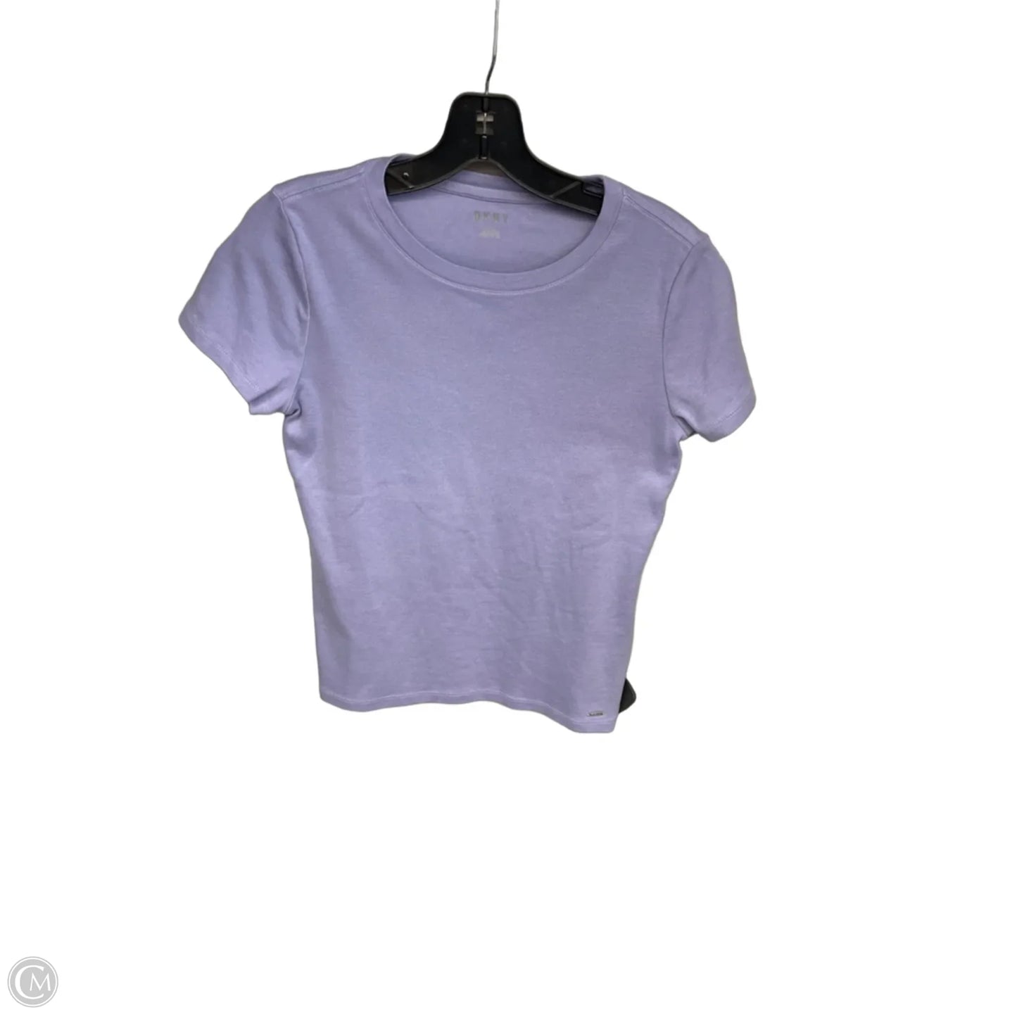 Top Short Sleeve Basic By Dkny In Purple, Size: M