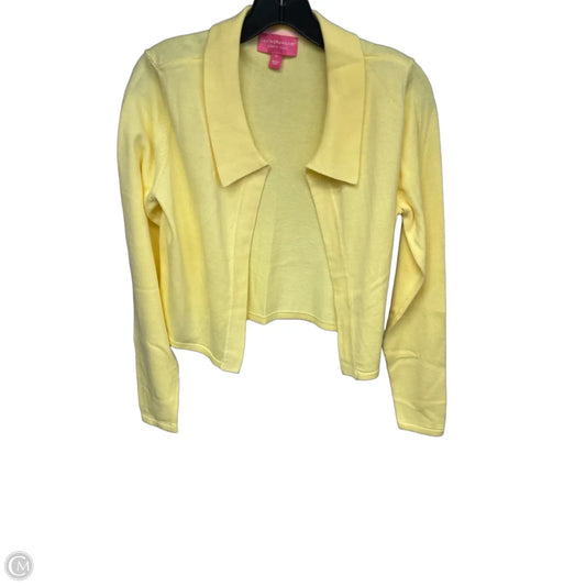 Cardigan By Isaac Mizrahi Live Qvc In Yellow, Size: Xs