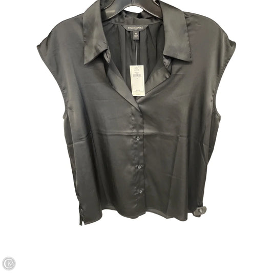 Top Sleeveless By Banana Republic In Black, Size: M