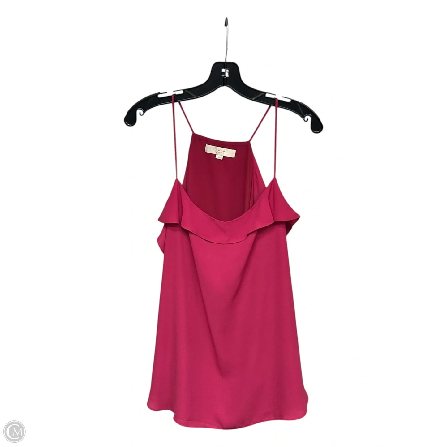 Top Sleeveless By Loft In Pink, Size: L