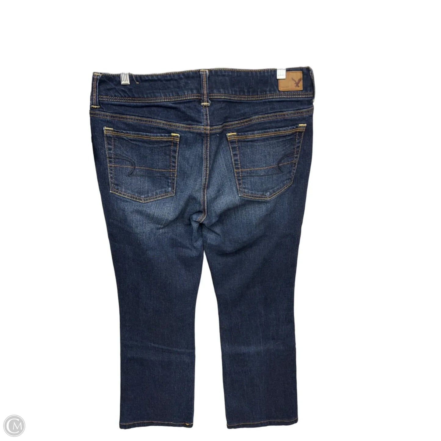 Jeans Boot Cut By American Eagle In Blue Denim, Size: 10