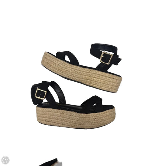 Sandals Heels Block By Lulus In Black, Size: 6