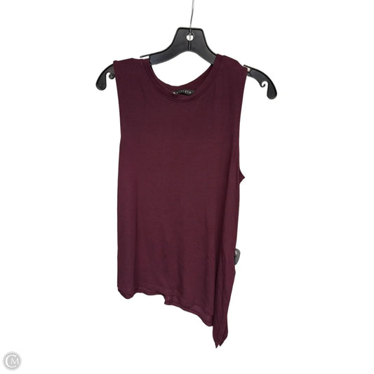 Top Sleeveless Basic By Athleta In Purple, Size: M