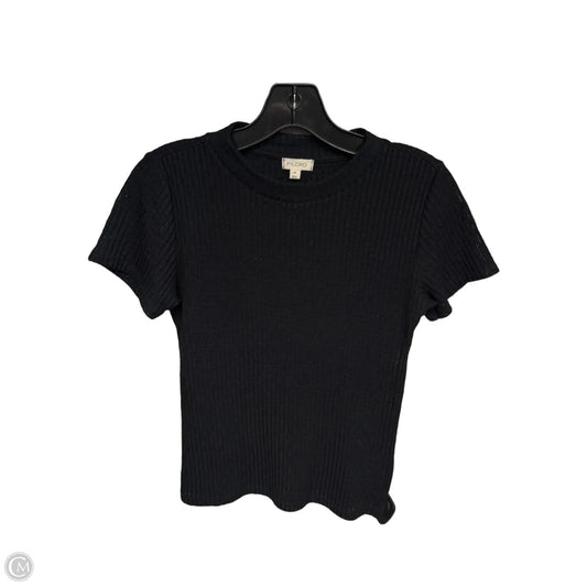 Top Short Sleeve Basic By Pilcro In Black, Size: Xs