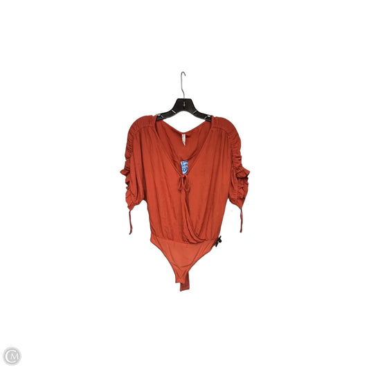 Bodysuit By Free People In Orange, Size: Xs
