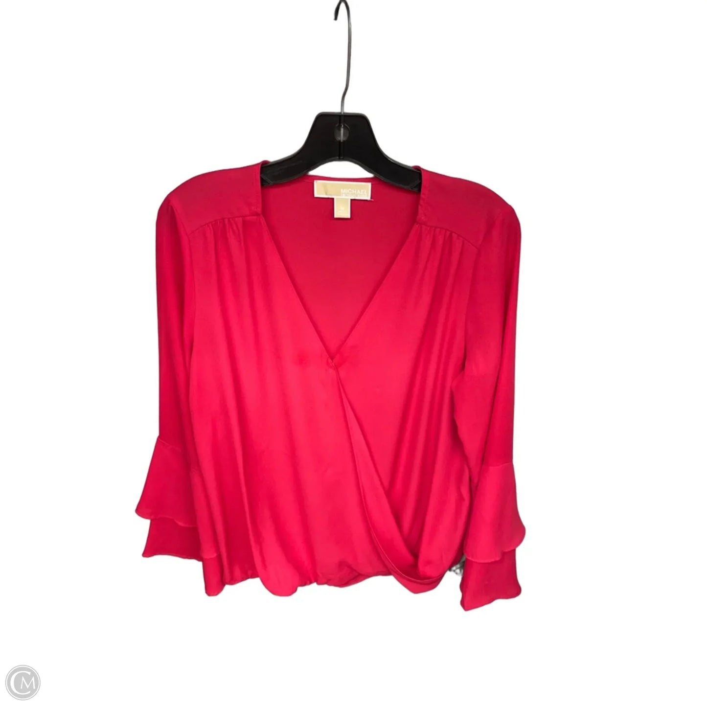 Top Long Sleeve By Michael By Michael Kors In Pink, Size: M