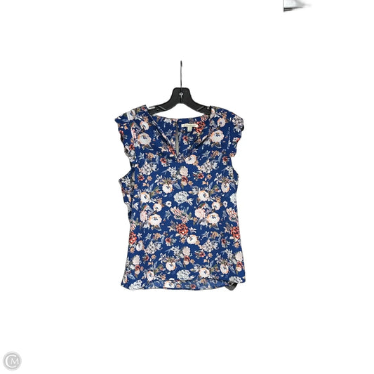 Top Short Sleeve By 41 Hawthorn In Blue & Pink, Size: M