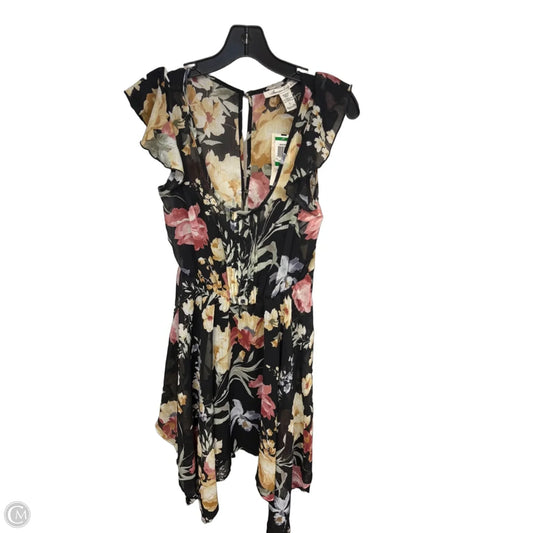 Dress Casual Midi By America Rag In Floral Print, Size: L