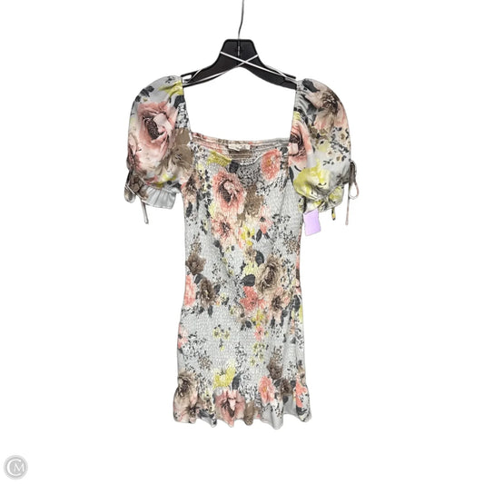 Dress Casual Short By Timing In Floral Print, Size: M