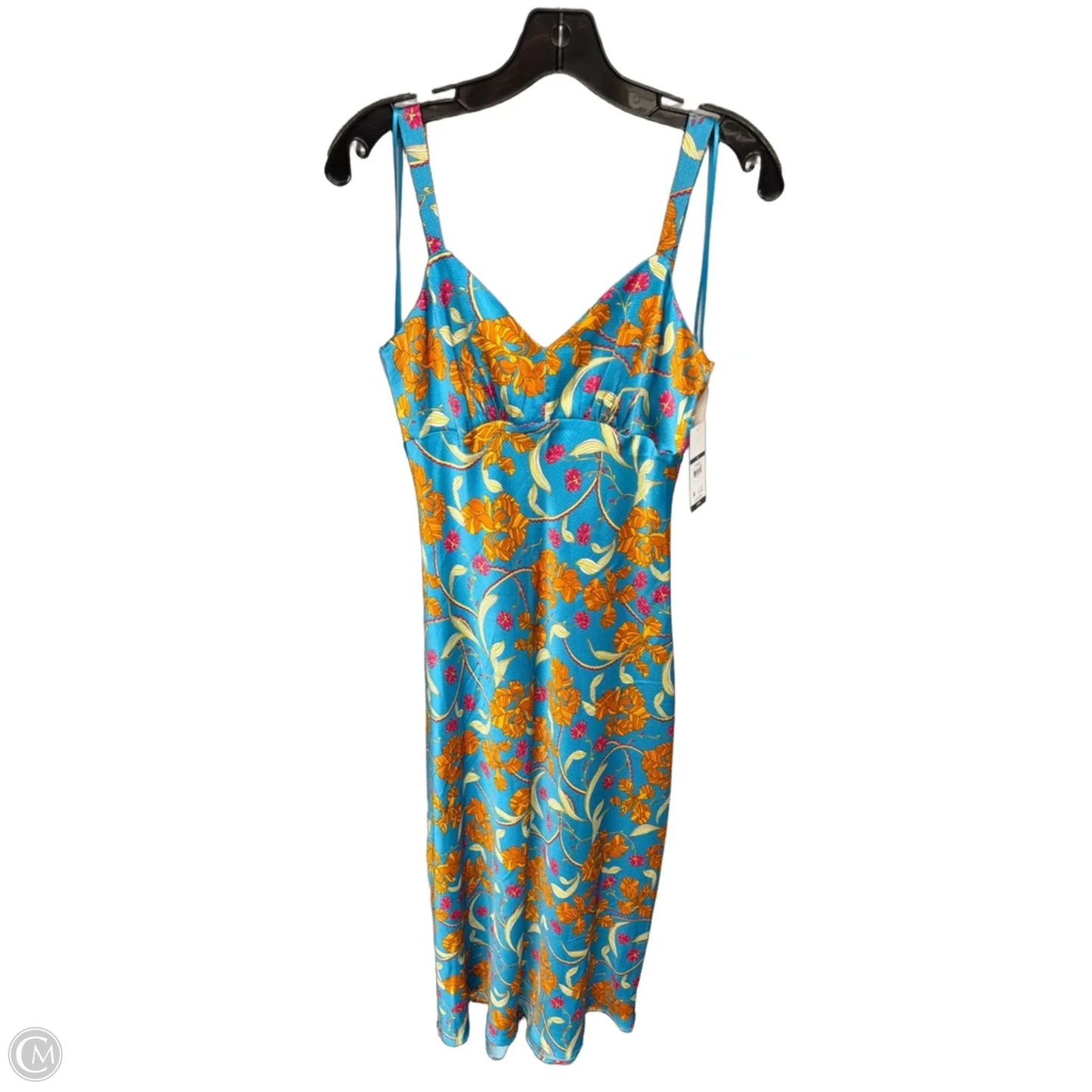 Dress Casual Maxi By Sofia By Sofia Vergara In Blue & Orange, Size: Xs