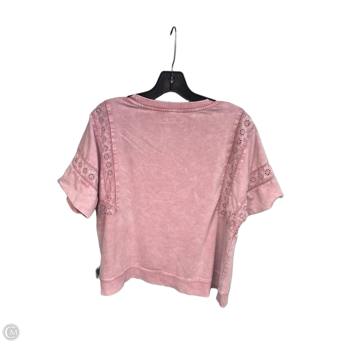 Top Short Sleeve By Jane And Delancey In Pink, Size: M