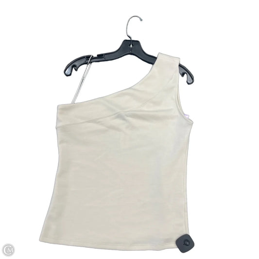 Top Sleeveless By Banana Republic In Cream, Size: M