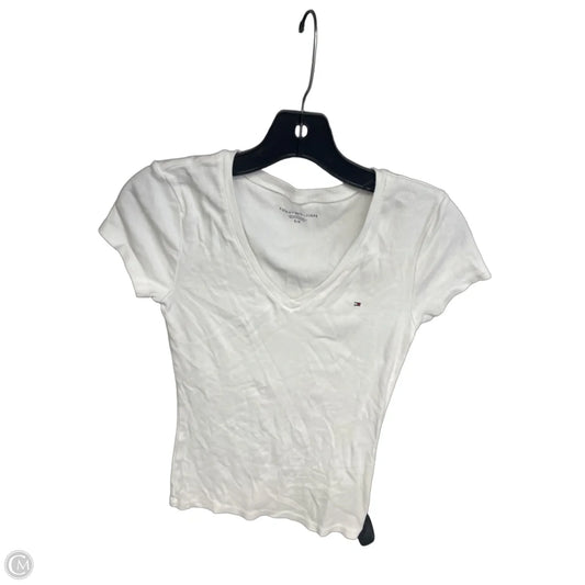 Top Short Sleeve Basic By Tommy Hilfiger In White, Size: S