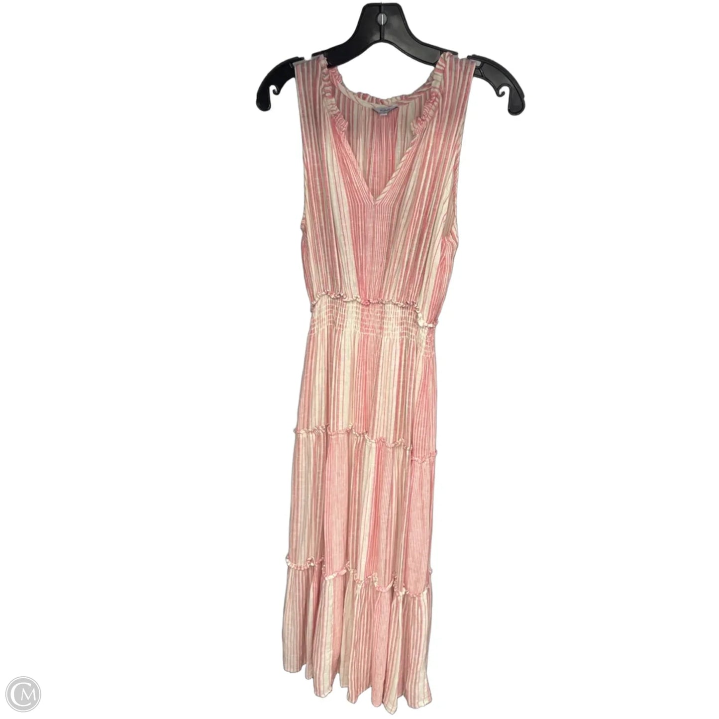 Dress Casual Maxi By Rails In Cream & Red, Size: Xs