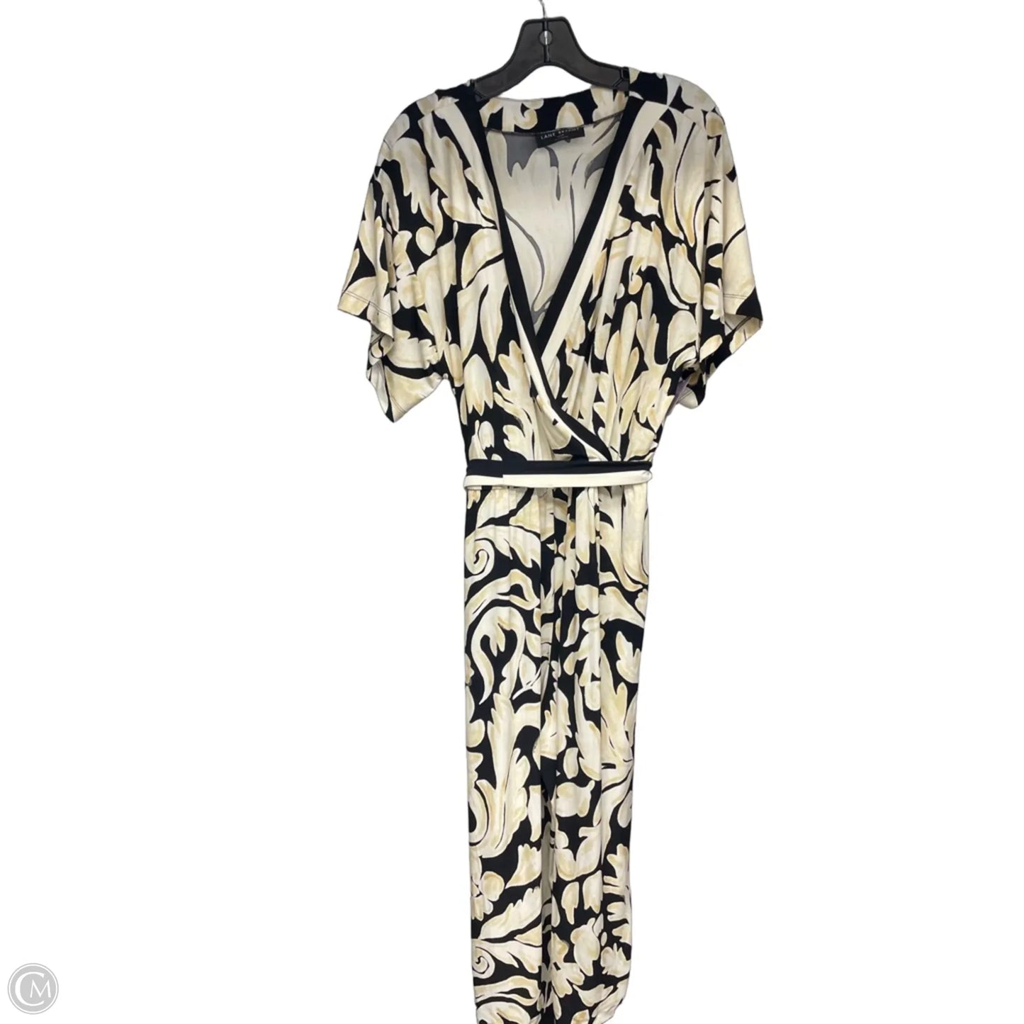 Jumpsuit By Lane Bryant In Black & Cream, Size: 2x