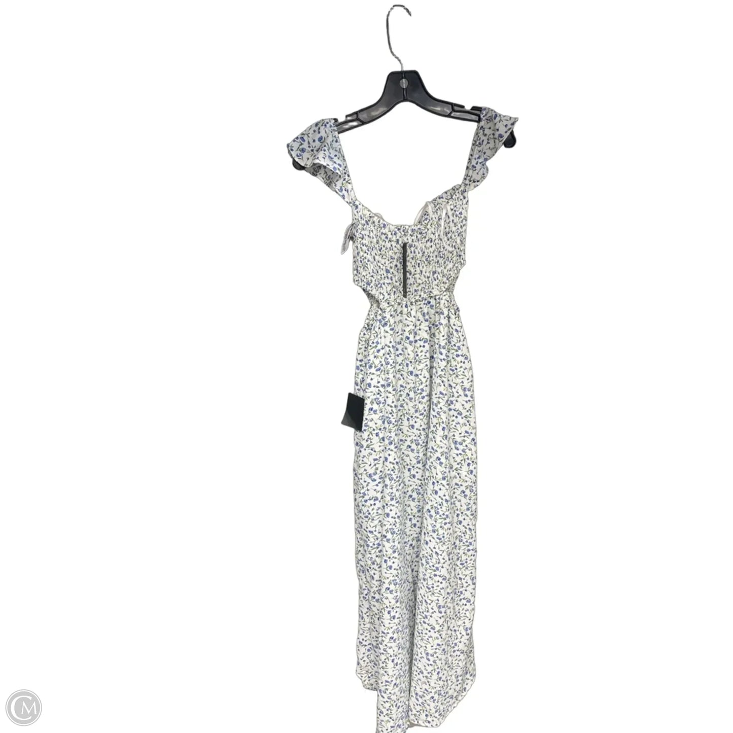 Dress Casual Midi By Lulus In Blue & White, Size: S