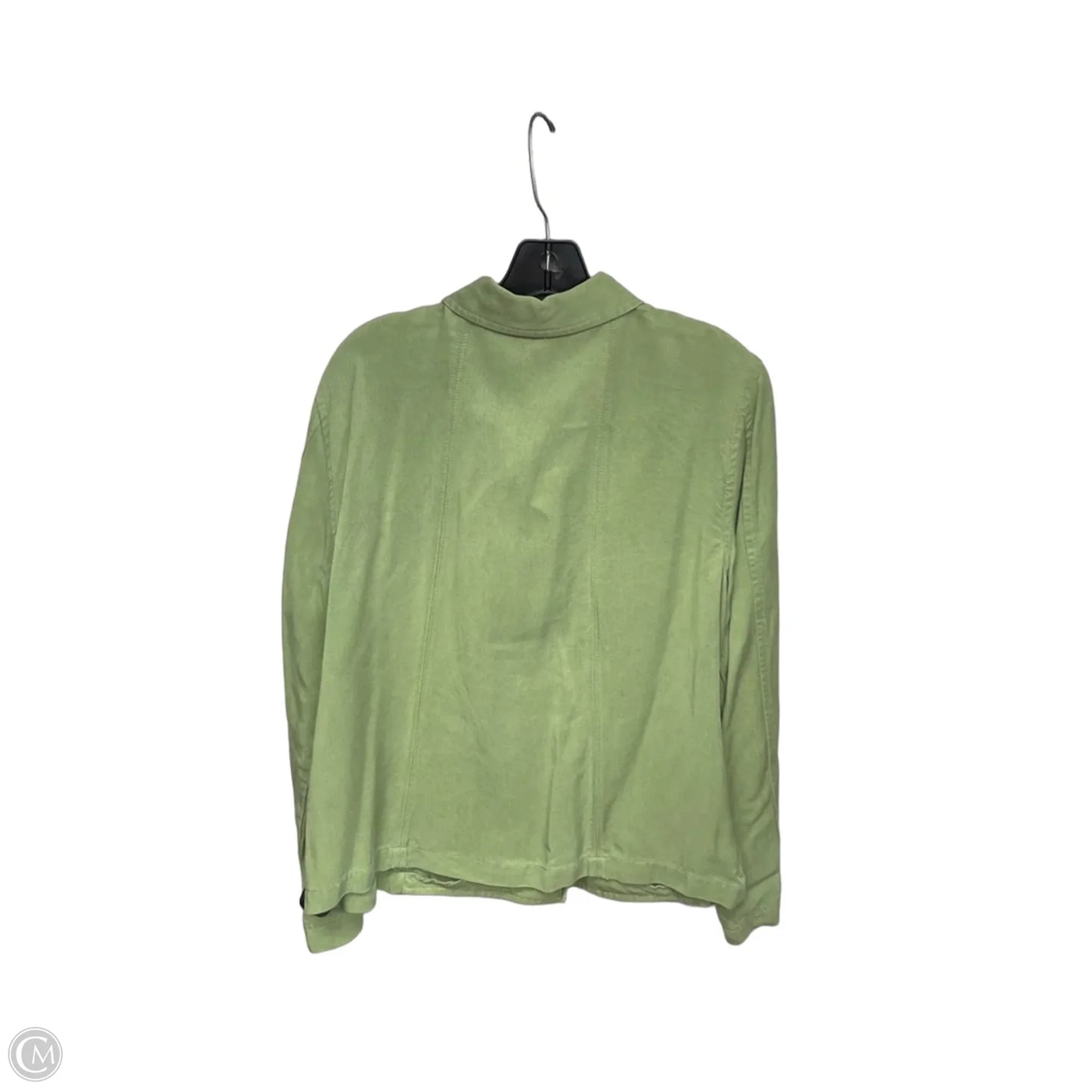 Jacket Denim By Coldwater Creek In Green, Size: M