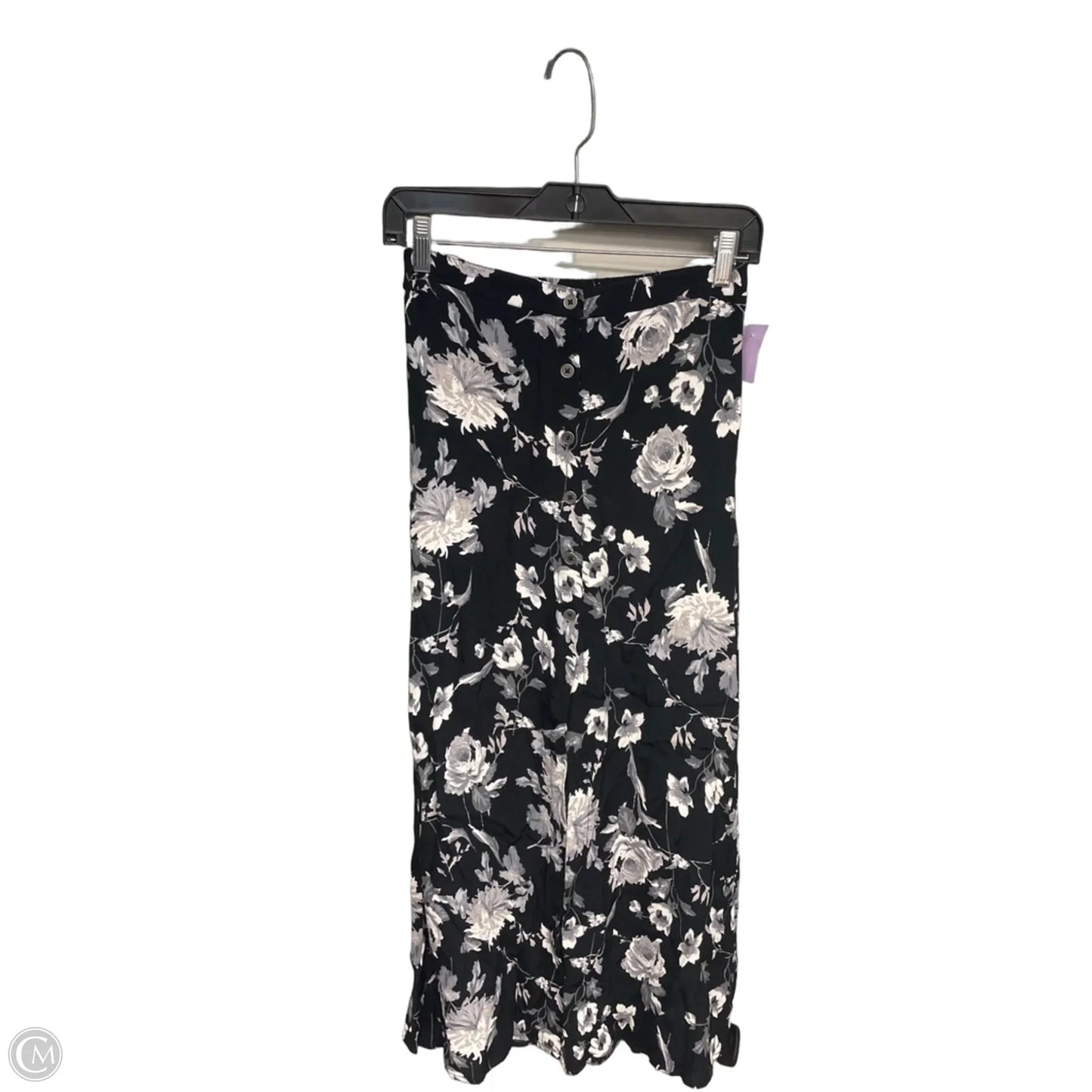Skirt Maxi By Wild Fable In Black & White, Size: Xs