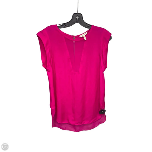 Top Sleeveless By Rebecca Taylor In Pink, Size: S