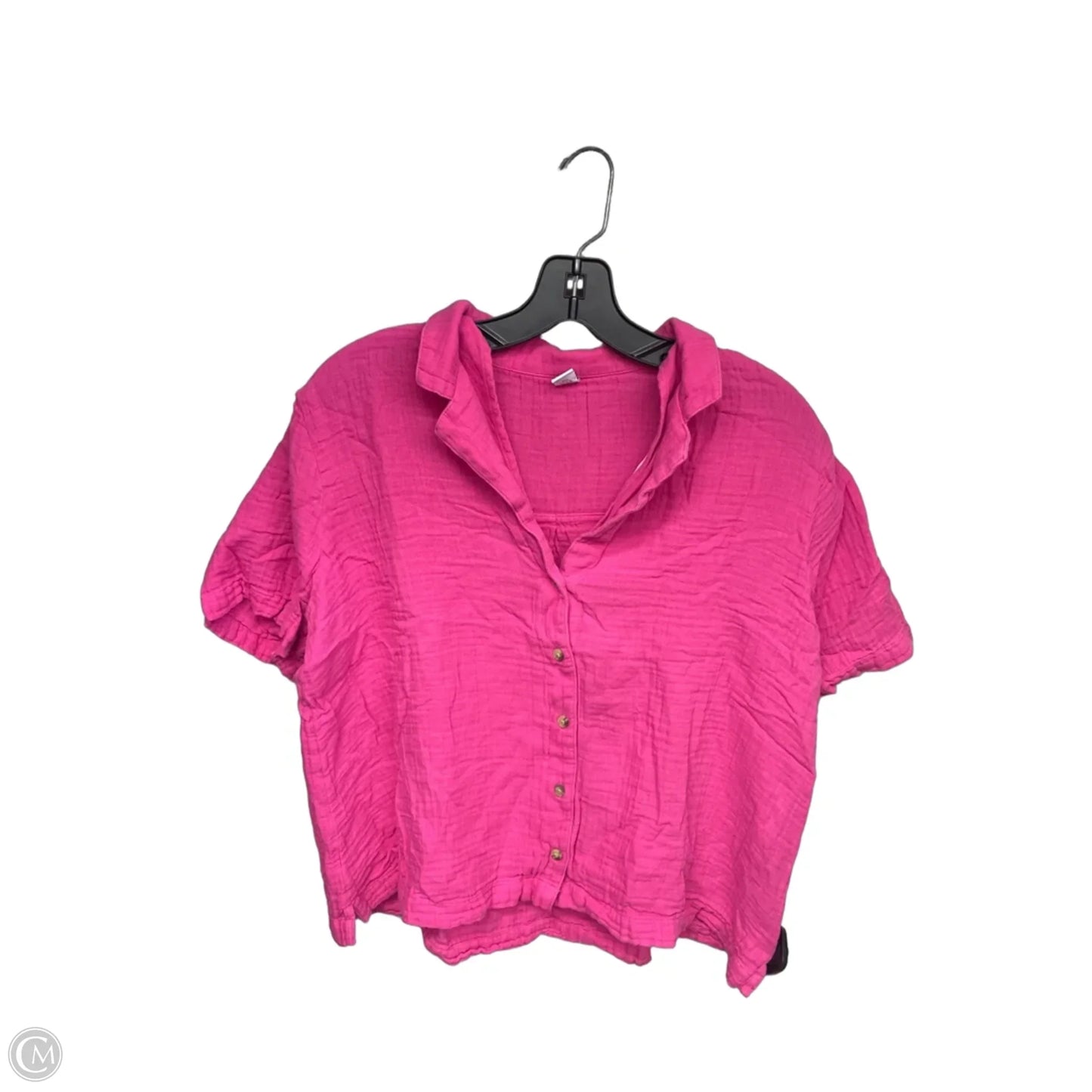 Top Short Sleeve By Old Navy In Pink, Size: M