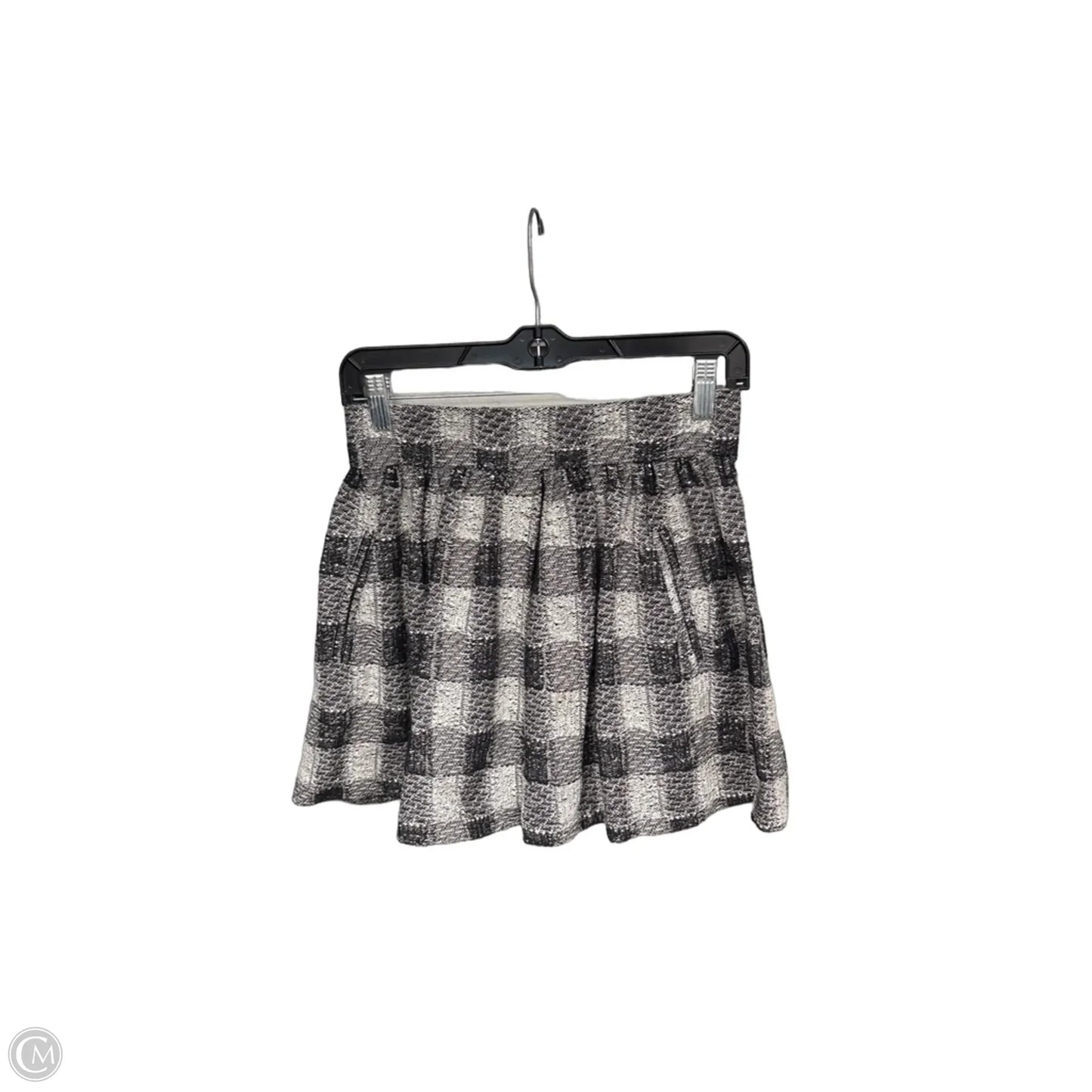 Skirt Mini & Short By Free People In Black & Cream, Size: Xs