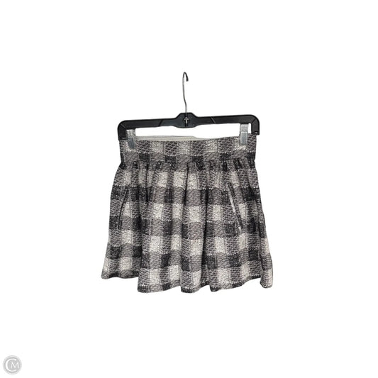 Skirt Mini & Short By Free People In Black & Cream, Size: Xs