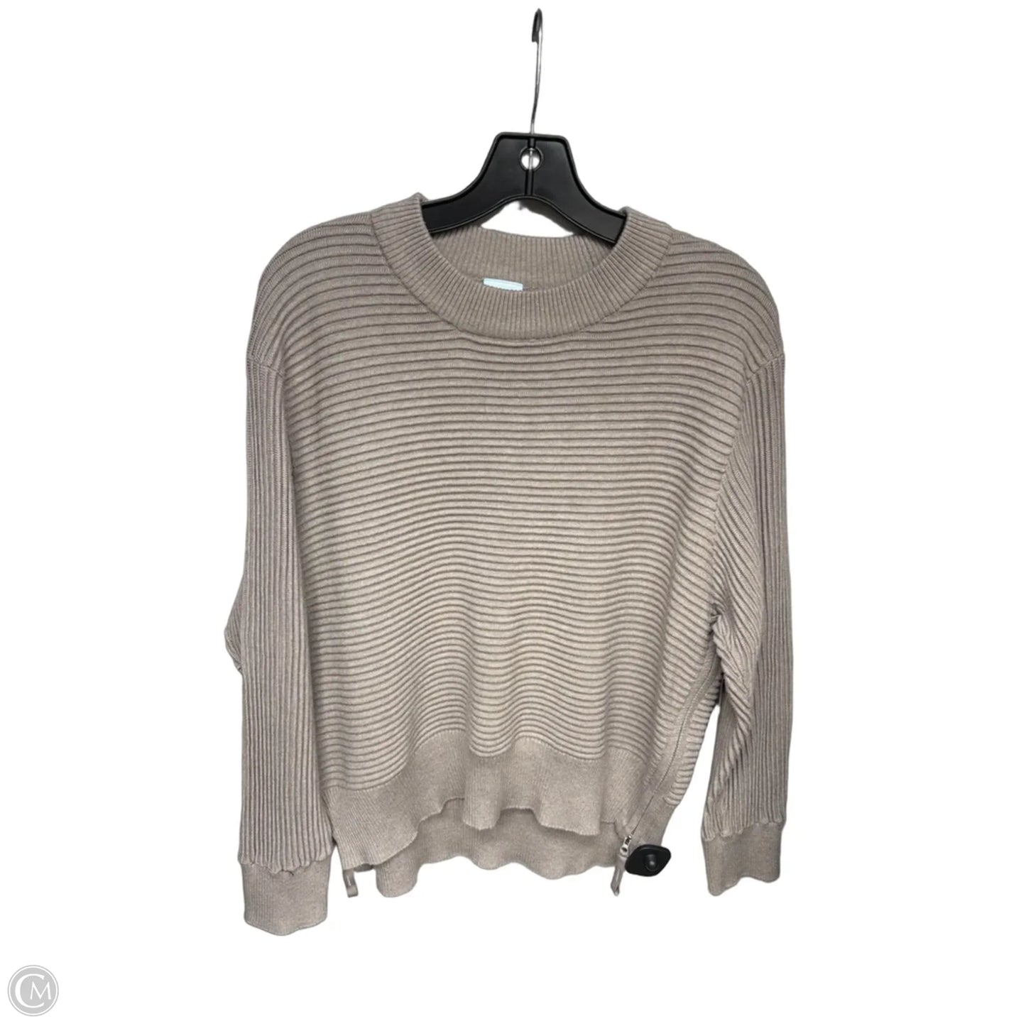Sweater By Flx In Taupe, Size: L