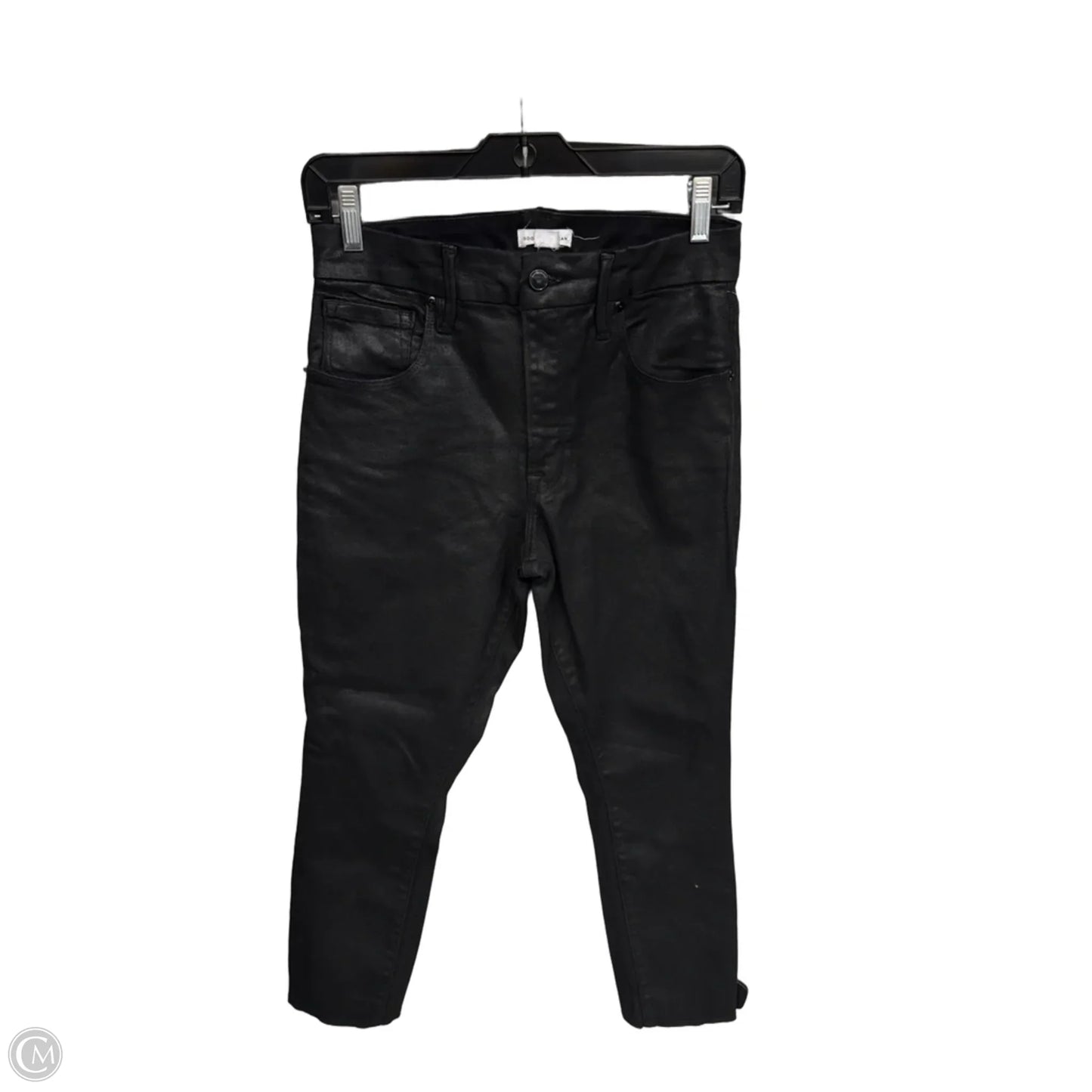 Jeans Skinny By Good American In Black, Size: 10
